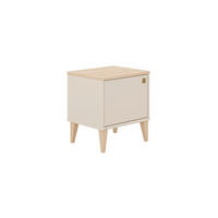 NACHTTISCH 48,4/53,4/40,1 cm  in massiv Buchefarben, Beige  - Beige/Buchefarben, Basics, Holzwerkstoff (48,4/53,4/40,1cm) - Paidi