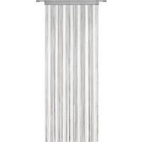 KONČANA ZAVESA siva, prirodna boja, boja zemlje - siva/boja zemlje, Osnovno, tekstil (90/245cm) - Boxxx