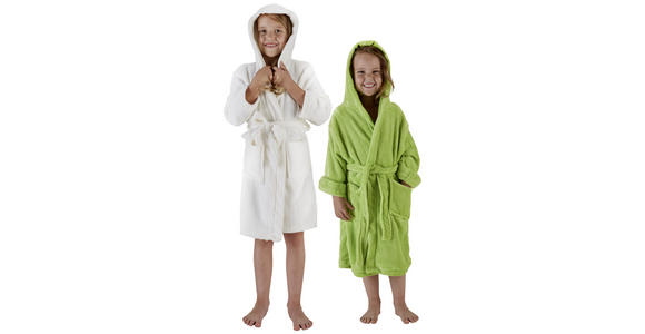 KINDERBADEMANTEL 116 - Grün, Basics, Textil (116null) - Esposa