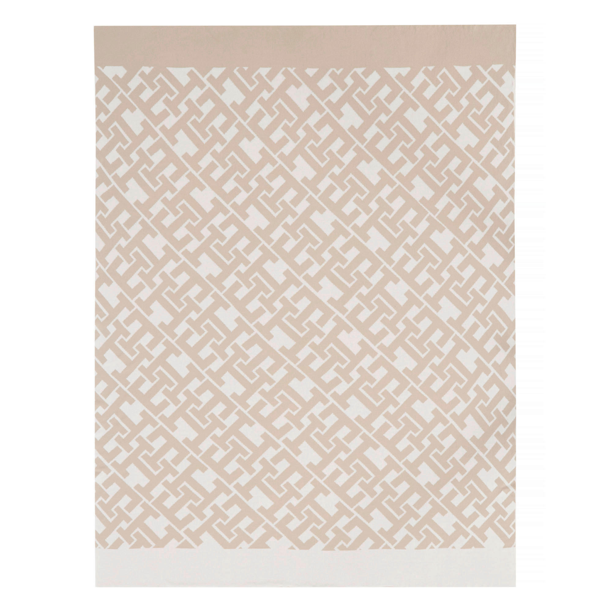 PLÉD  - világosbarna, Basics, textil (130/170cm) - Tommy Hilfiger