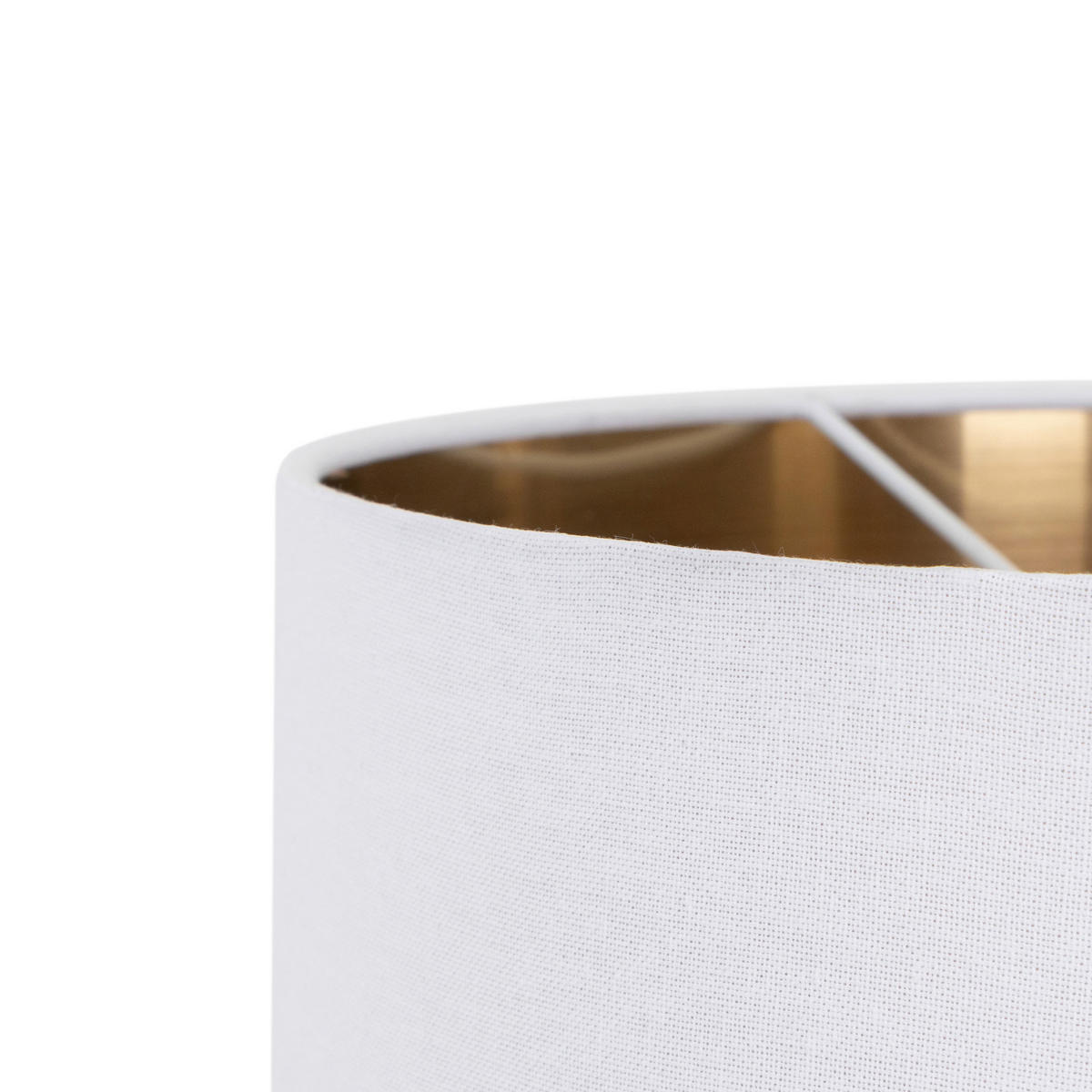HÄNGELEUCHTE 37/120 cm   - Goldfarben/Weiß, MODERN, Kunststoff/Textil (37/120cm) - Novel