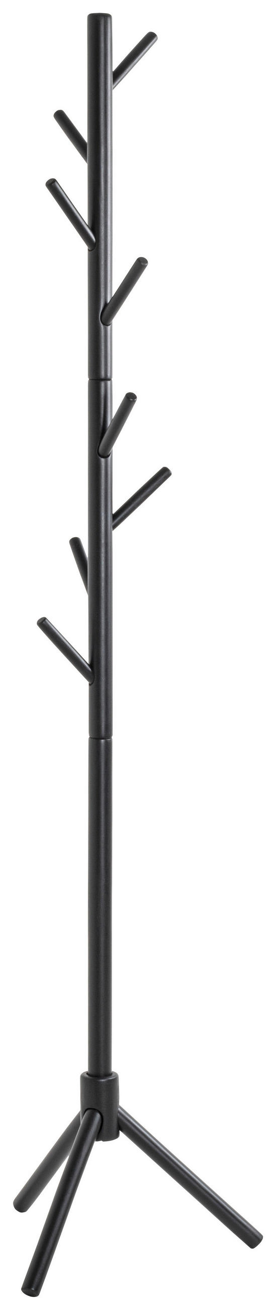 KLEIDERSTÄNDER in Schwarz 43/174/43 cm   - Schwarz, KONVENTIONELL, Holz (43/174/43cm)