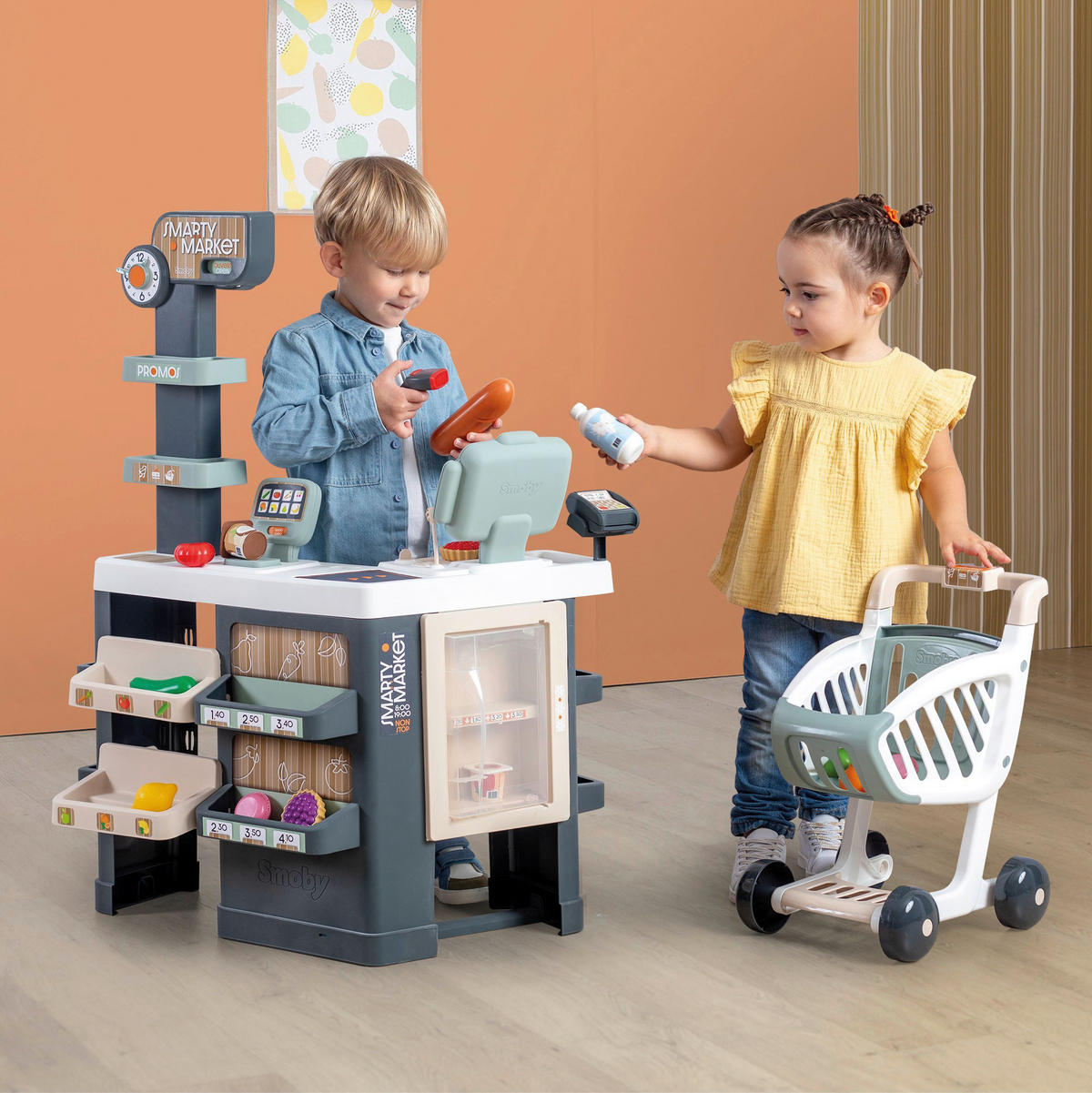KAUFLADEN - Multicolor, Basics, Kunststoff (49,4/23,70/69,70cm) - SMOBY