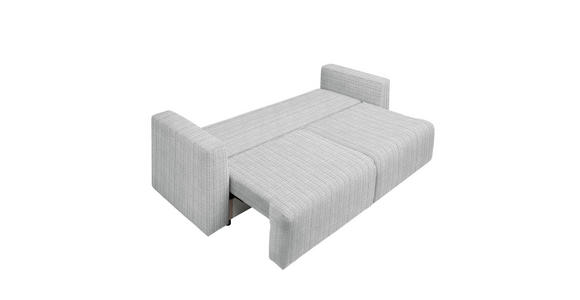 SCHLAFSOFA Cord Silberfarben Zierkissen, Rückenkissen, Bettkasten, Schlaffunktion, Rücken echt  - Silberfarben/Schwarz, Design, Kunststoff/Textil (250/92/105cm) - Carryhome