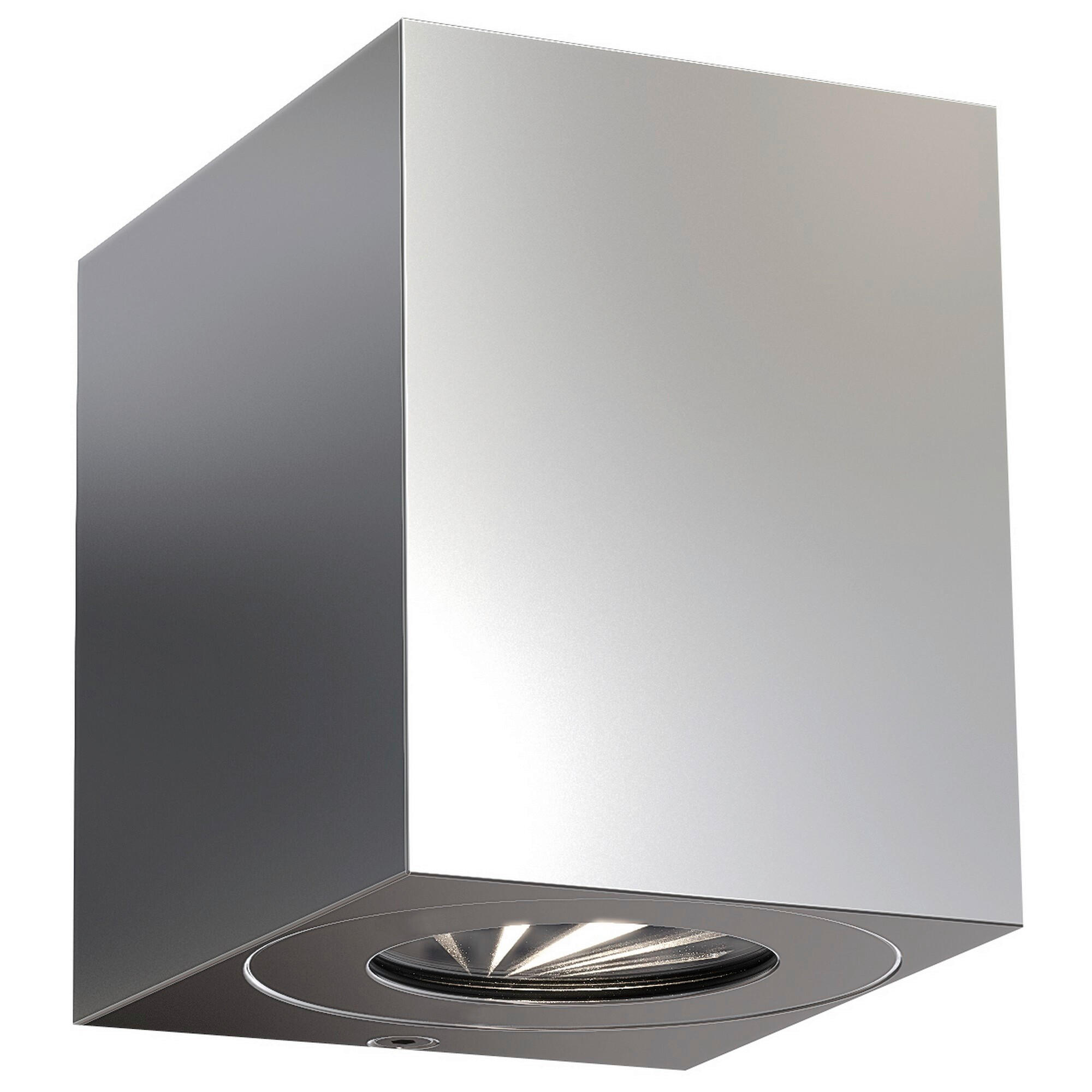 AUßENWANDLEUCHTE 8,7/10,6/10 cm   - Edelstahlfarben, Basics, Metall (8,7/10,6/10cm) - Nordlux