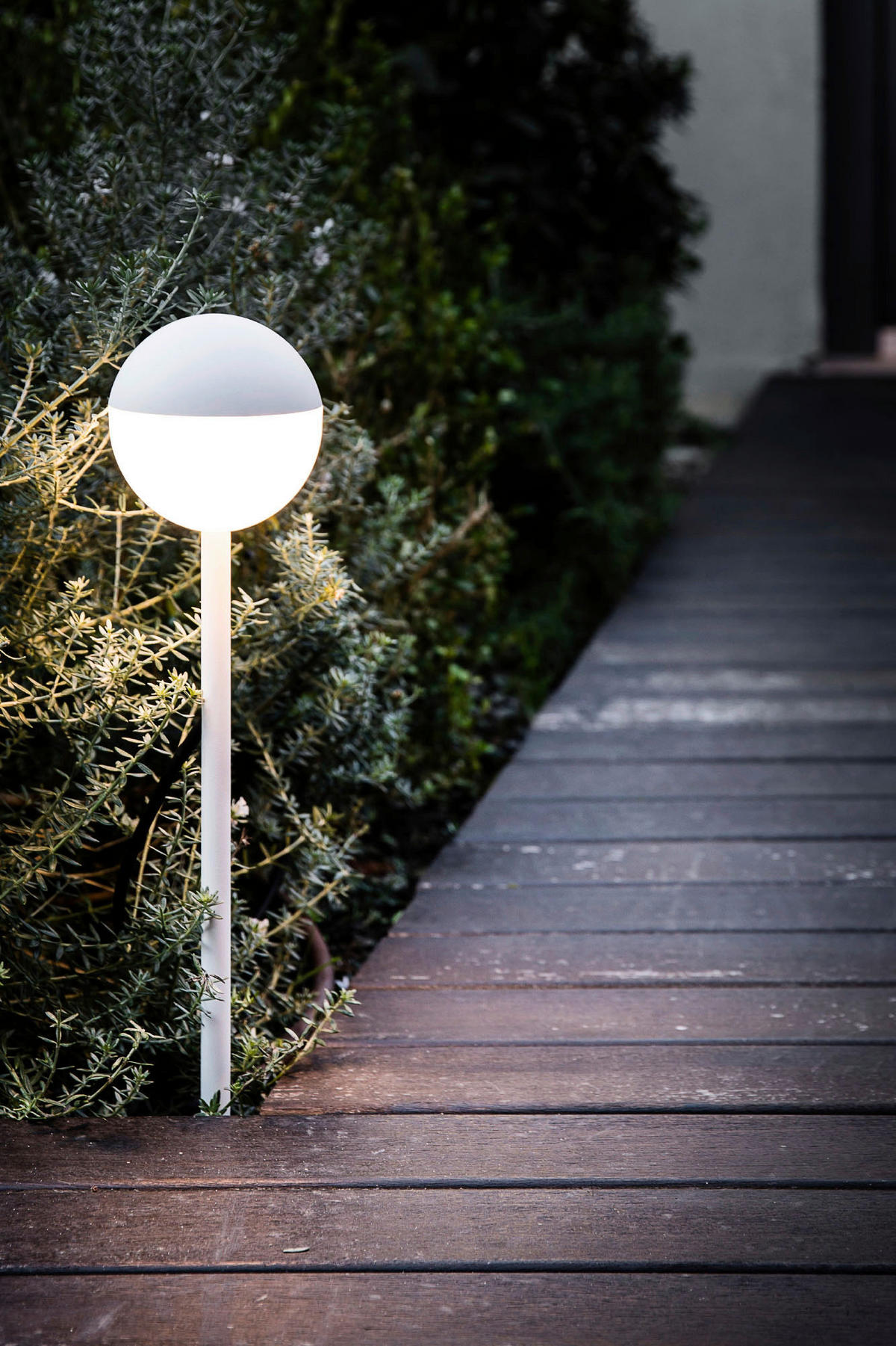 WEGELEUCHTE 12/12/60.5 cm   - Weiß, Design, Metall (12/12/60.5cm)