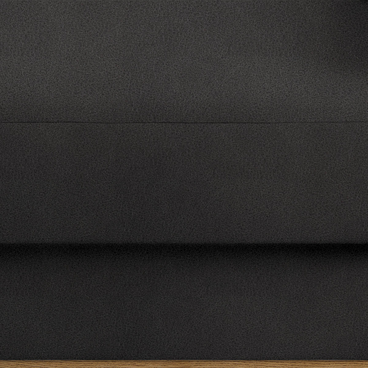 ECKSOFA in Lederlook, Mikrofaser Dunkelgrau  - Dunkelgrau/Schwarz, Konventionell, Holz/Textil (167/234cm) - MID.YOU
