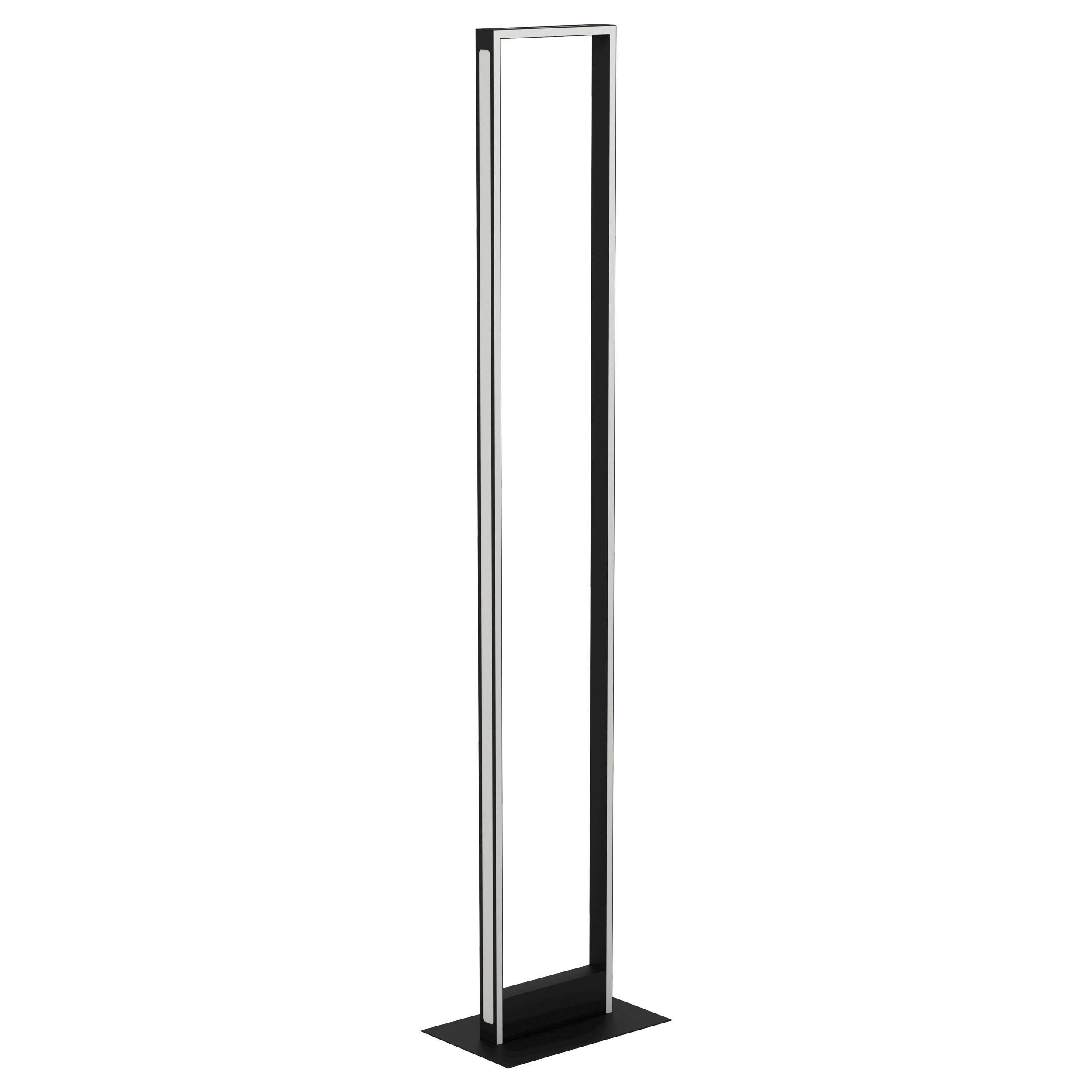 LED-STEHLEUCHTE 20/35/130,50 cm    - Schwarz/Weiß, Design, Kunststoff/Metall (20/35/130,50cm) - Eglo