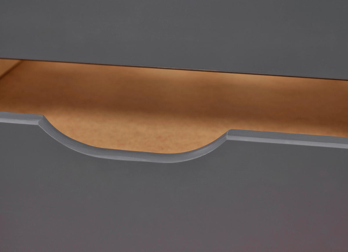 AUSZIEHBETT 90/200 cm Grau  - Naturfarben/Grau, Basics, Holz/Kunststoff (90/200cm) - MID.YOU