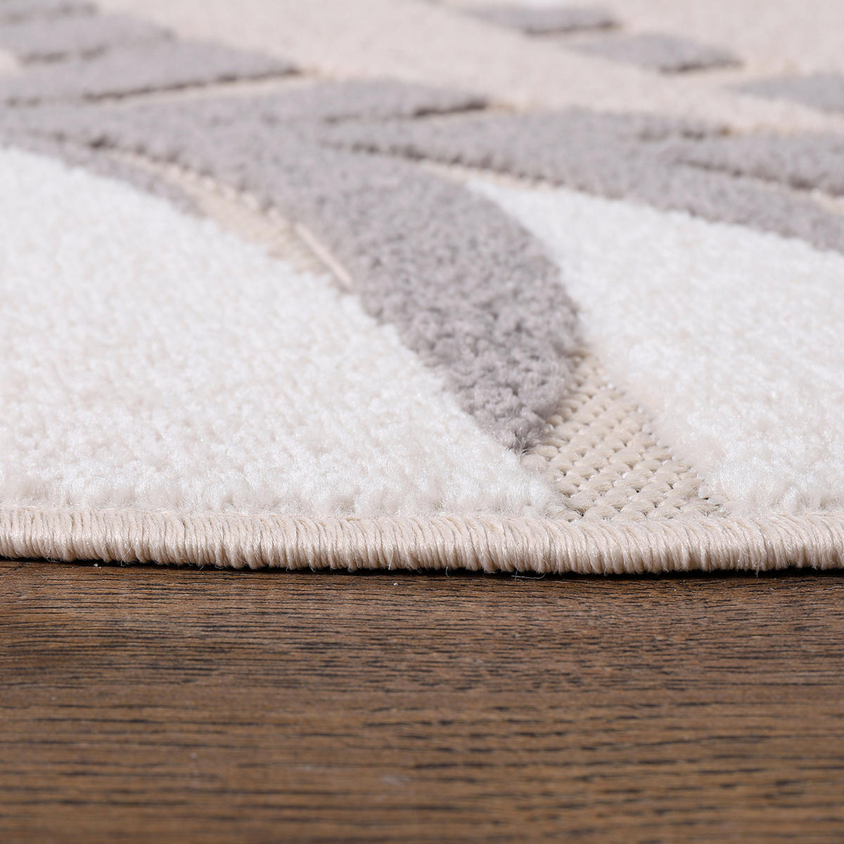 OUTDOORTEPPICH  für Terrasse und Balkon 120 cm Floral Beige  - Beige, LIFESTYLE, Kunststoff/Textil (120cm) - Novel