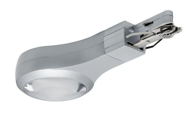 SCHIENENSYSTEM-ENDKAPPE URail 14,1/2,7/5,7 cm - Chromfarben, Design, Metall (14,1/2,7/5,7cm) - Paulmann