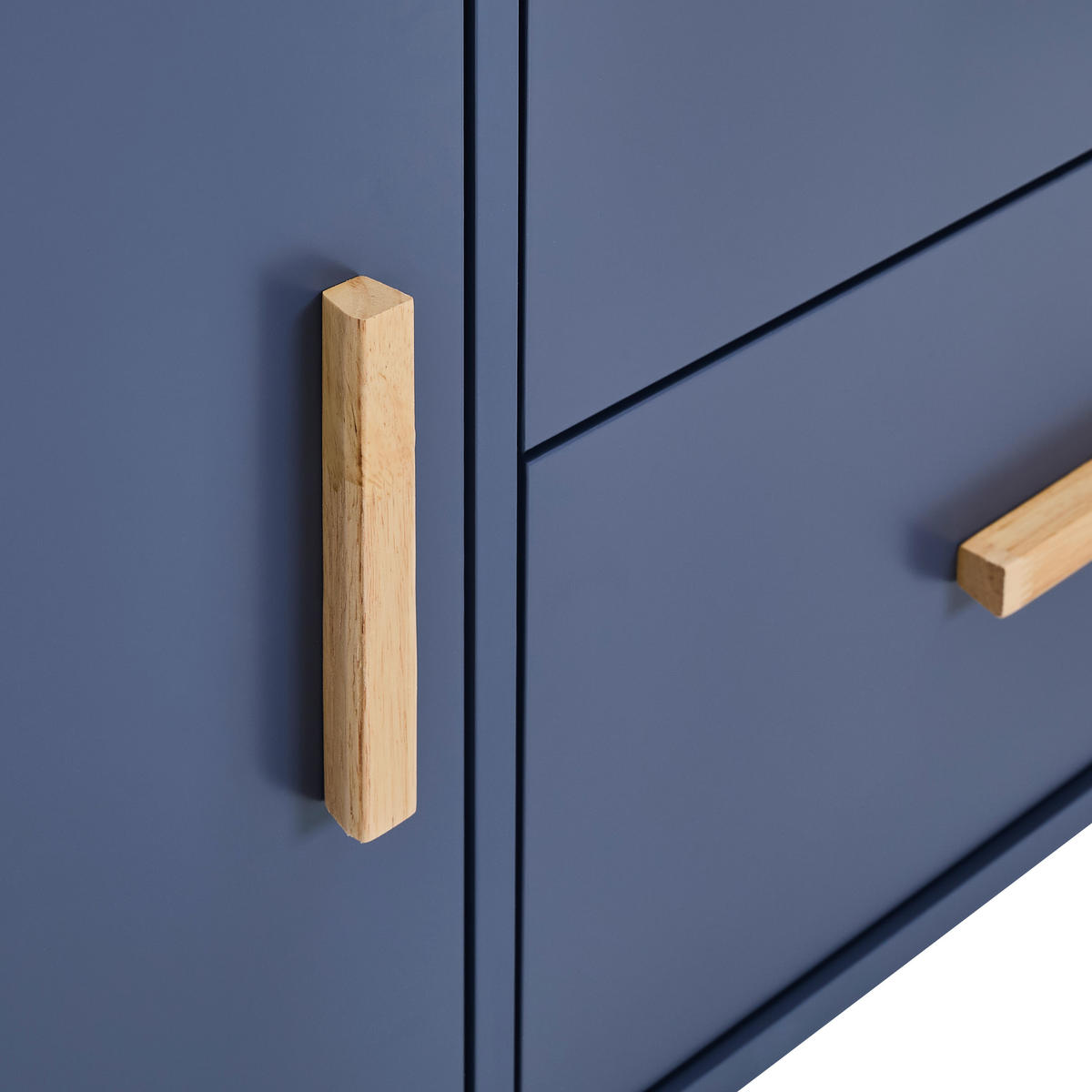 SIDEBOARD  in 160/72/40 cm  - Dunkelblau/Naturfarben, Design, Holz/Holzwerkstoff (160/72/40cm) - MID.YOU