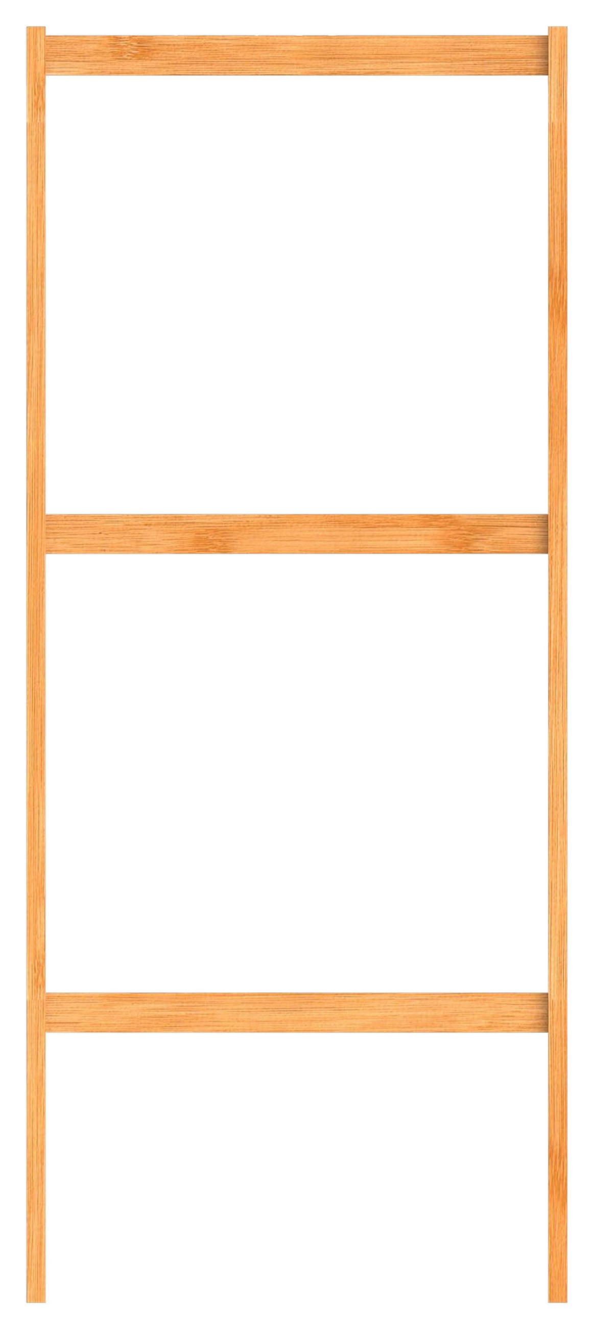 BADEZIMMERREGAL 34/80/33 cm  - Braun, Natur, Holz (34/80/33cm) - Carryhome