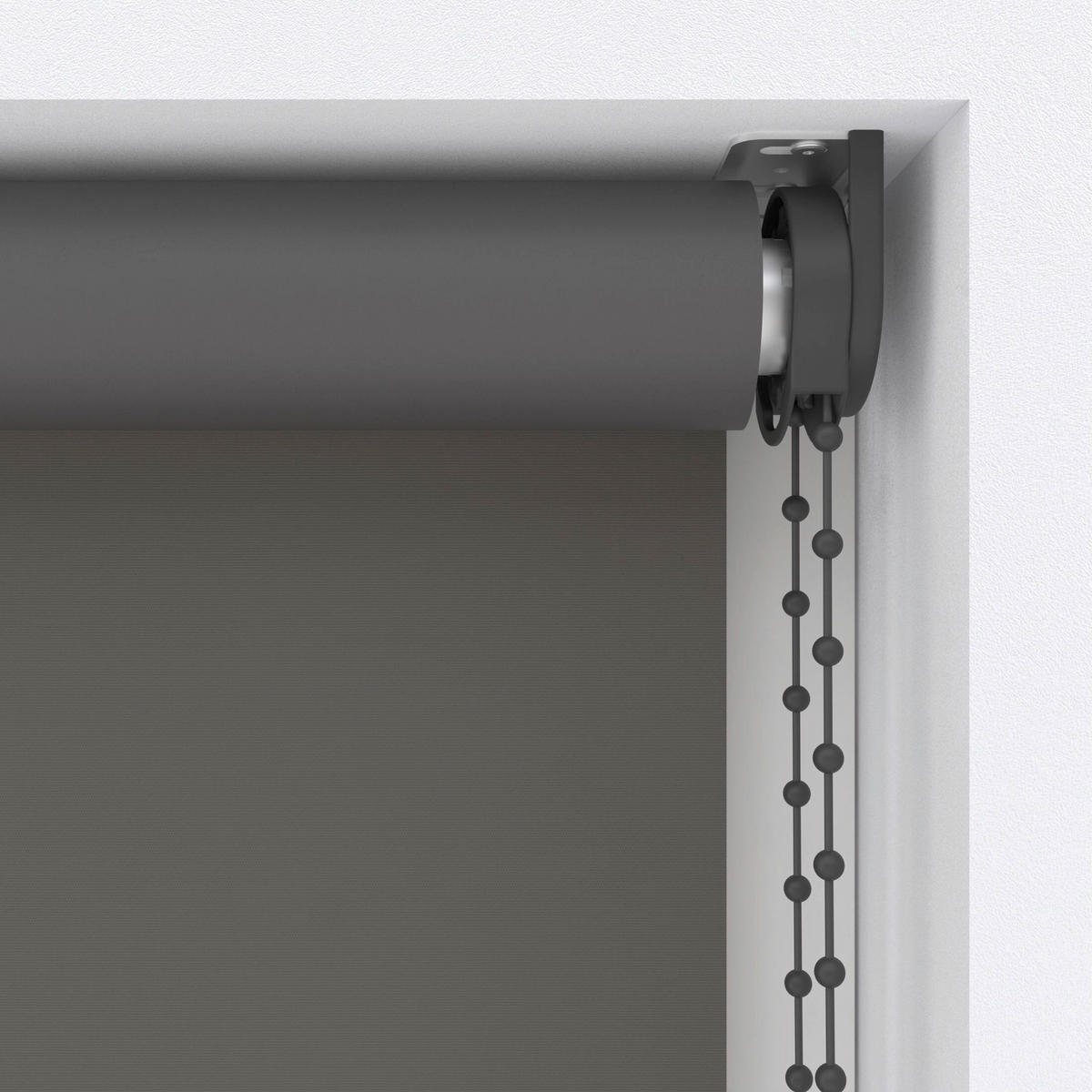 VERDUNKELUNGSROLLO  - Anthrazit, Basics, Textil (70/190cm)