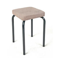STAPELHOCKER Flachgewebe Anthrazit, Kaschmir  - Kaschmir/Anthrazit, Design, Textil/Metall (36/49/36cm) - Carryhome