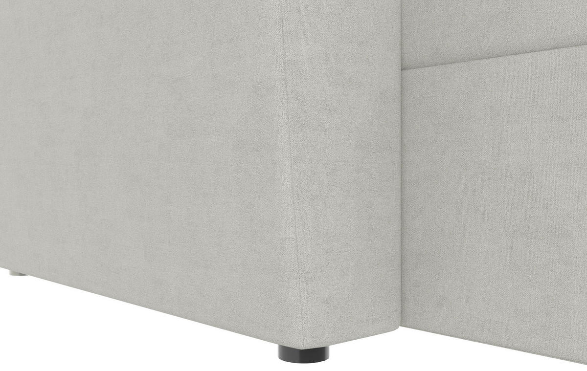 WOHNLANDSCHAFT TERMOLI Beige Jacquard  - Beige/Schwarz, Design, Kunststoff/Textil (155/296/155cm) - MID.YOU