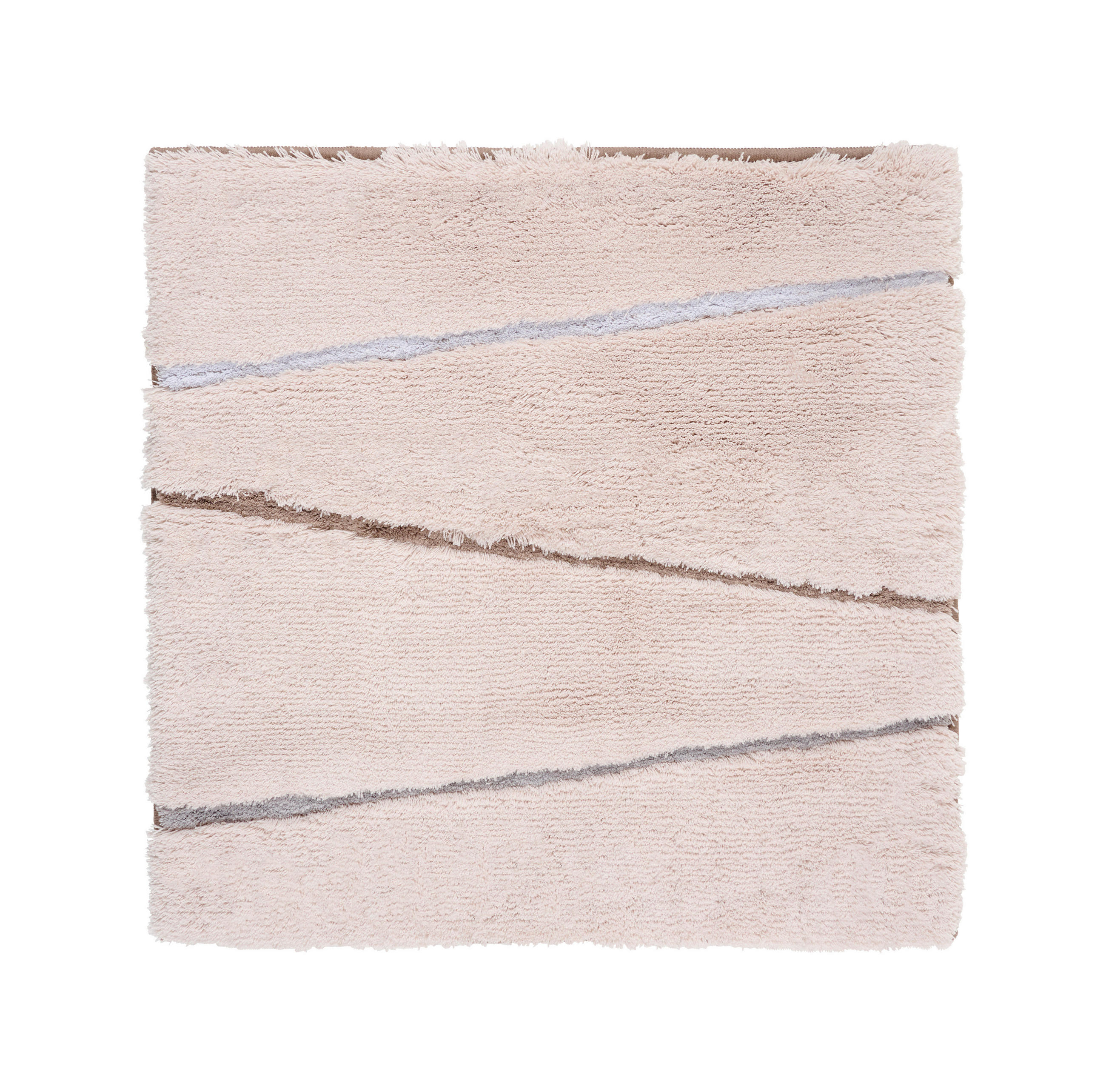 KOUPELNOVÁ PŘEDLOŽKA,  - perleť, Basics, textil/přírodní materiály (60/60cm) - Dieter Knoll