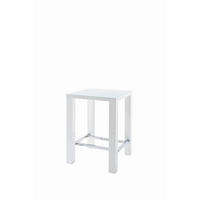 BAROVÝ STÔL, biela, 80/80/108 cm - biela, Design, drevo/kompozitné drevo (80/80/108cm) - Venda