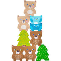 STAPELTURM - Multicolor, Basics, Holz/Papier (23,5/15,5/5cm) - Haba