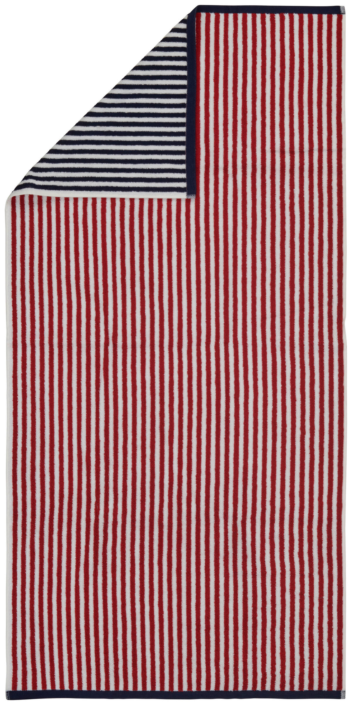 PLÁŽOVÁ OSUŠKA, 90/180 cm, modrá, červená - modrá/červená, textil (90/180cm) - Esposa