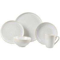 KOMBISERVICE Creme, Beige 20-teilig GLOSSY  - Beige/Creme, Trend, Keramik - Novel