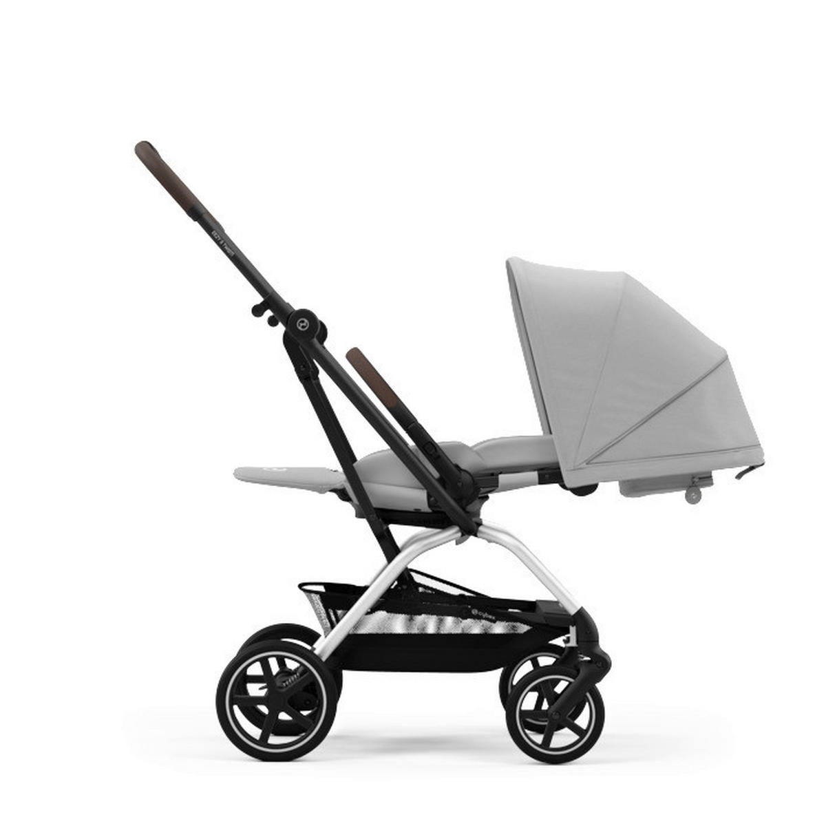 KIŠOBRAN KOLICA  Eezy S Twist+2  - srebrne boje/svijetlo siva, Basics, tekstil/plastika (80.5/45/105cm) - cybex GOLD