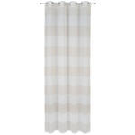 ÖSENVORHANG halbtransparent  - Beige, Design, Textil (140/245cm) - Esposa