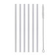 TRINKHALMSET - Klar, Basics, Glas (23/18/2cm) - Novel