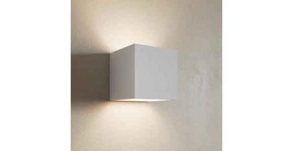 WANDLEUCHTE Alessia 11,5/11,5/11,5 cm  - Weiß, Basics, Stein (11,5/11,5/11,5cm) - Novel
