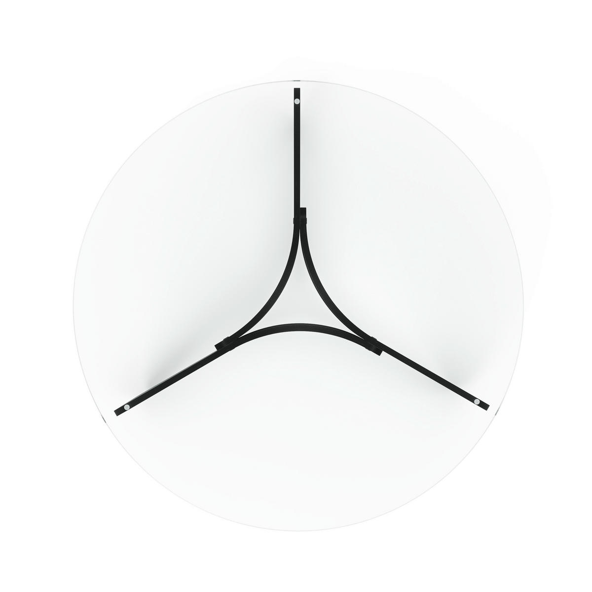 SOFFBORD - svart/transparent, Klassisk, trä/glas (86,9/86,9/39,3cm) - Umbra