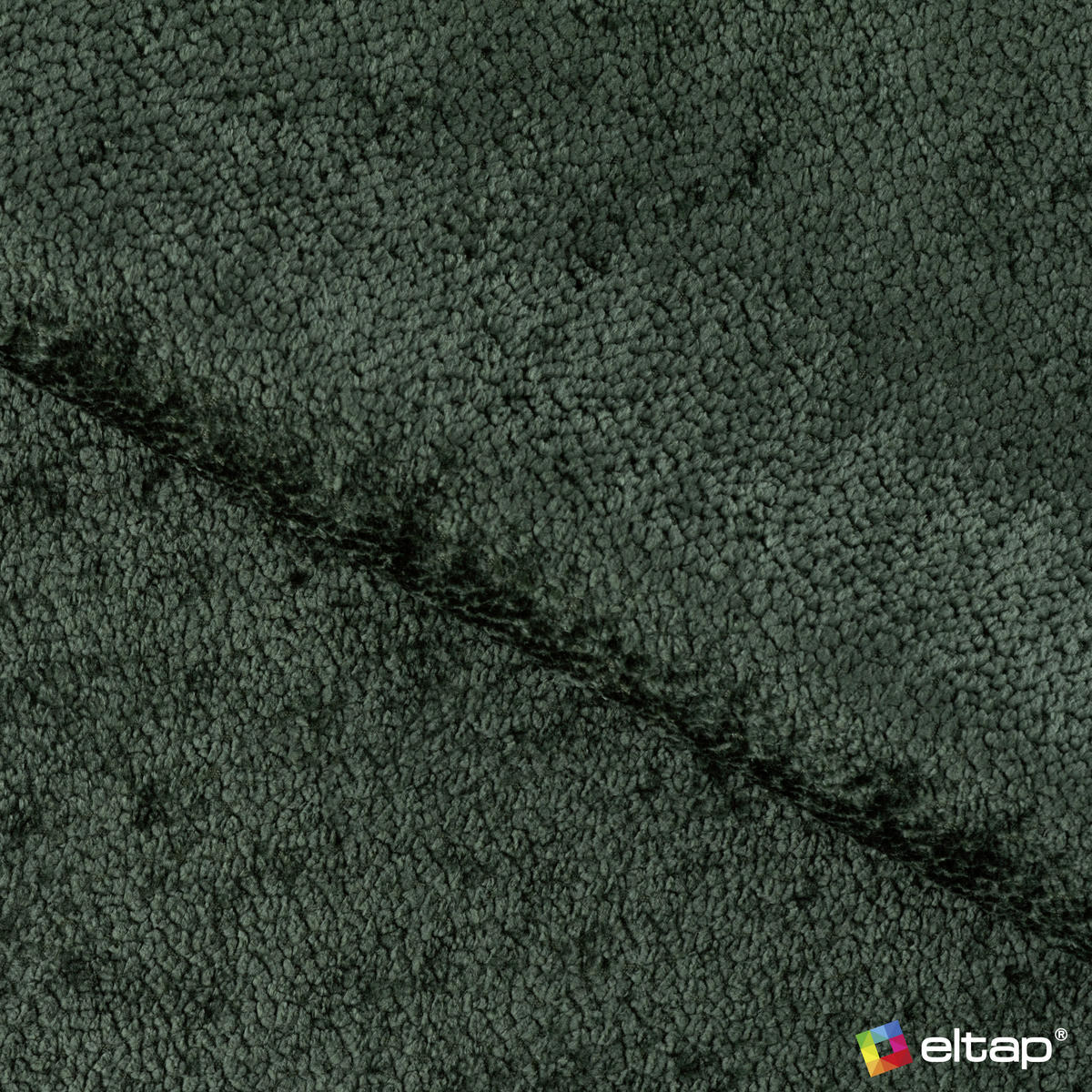 ECKSOFA FERUCCE Dunkelgrün Teddystoff Bettkasten, Kopfteilverstellung  - Dunkelgrün/Schwarz, Design, Textil/Metall (276/200cm) - MID.YOU