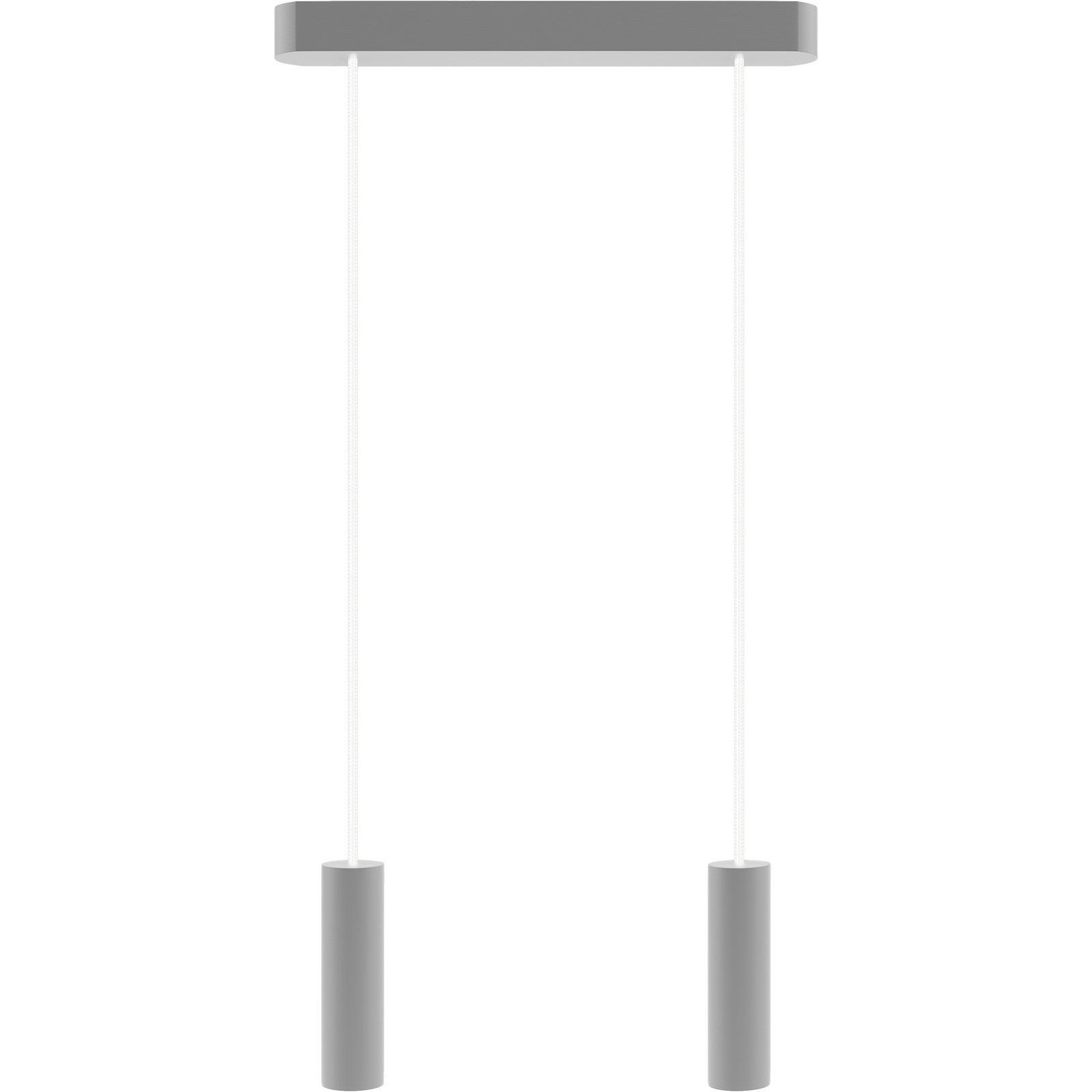 ZÁVESNÉ SVIETIDLO, 37/3.4/150 cm  - sivá, Design, drevo (37/3.4/150cm)