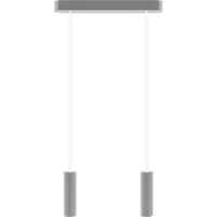 ZÁVESNÉ SVIETIDLO, 37/3.4/150 cm  - sivá, Design, drevo (37/3.4/150cm)