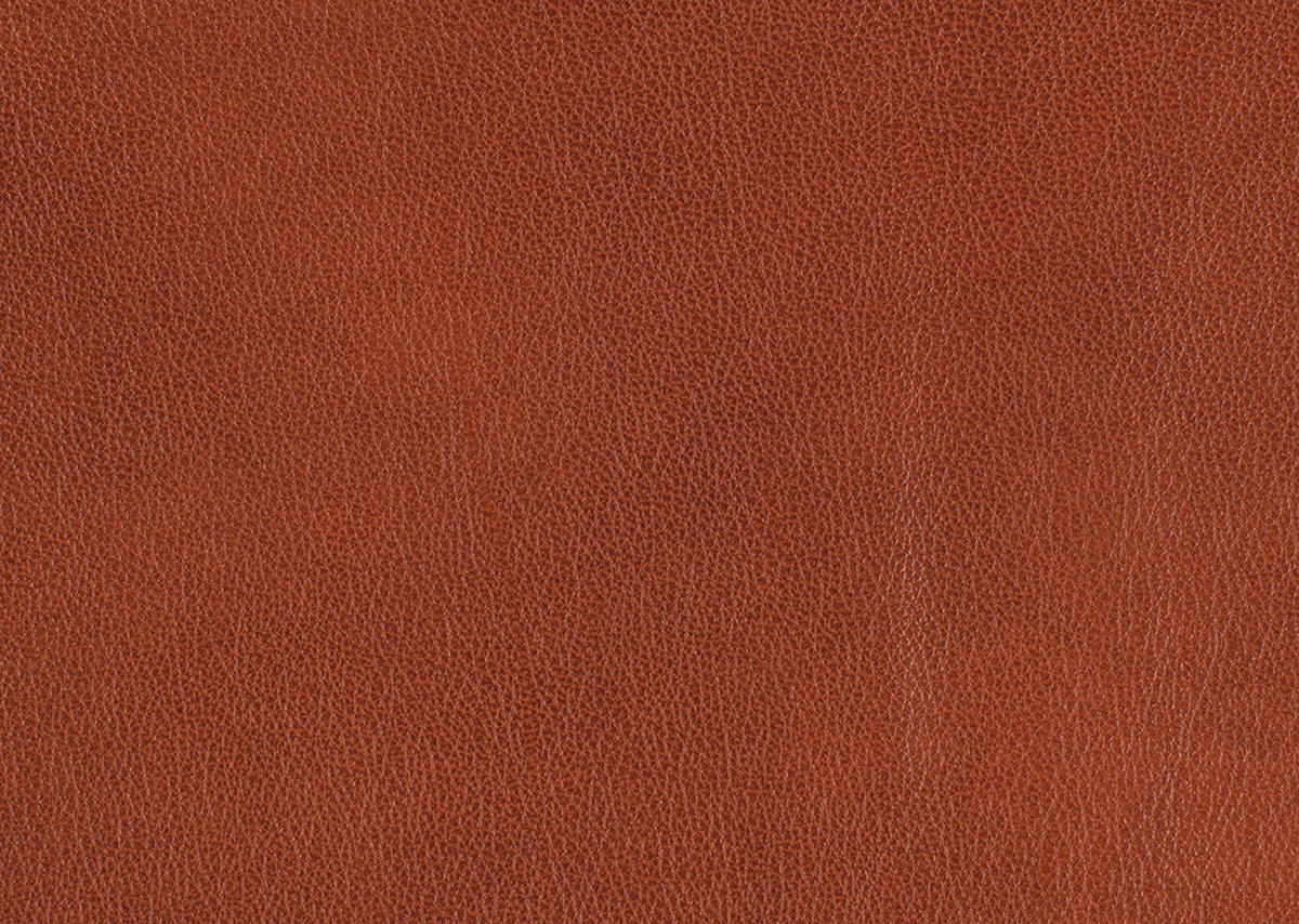 2,5-SITZER in Echtleder Cognac  - Cognac/Schwarz, Natur, Leder/Metall (194/81/110cm) - Valdera
