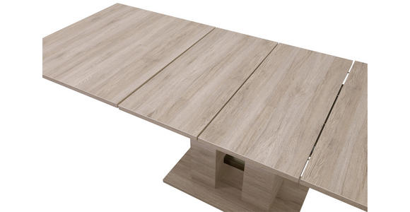 ESSTISCH Sonoma Eiche rechteckig ausziehbar - Eichefarben/Sonoma Eiche, MODERN, Holzwerkstoff (140-220/90/76cm) - Carryhome