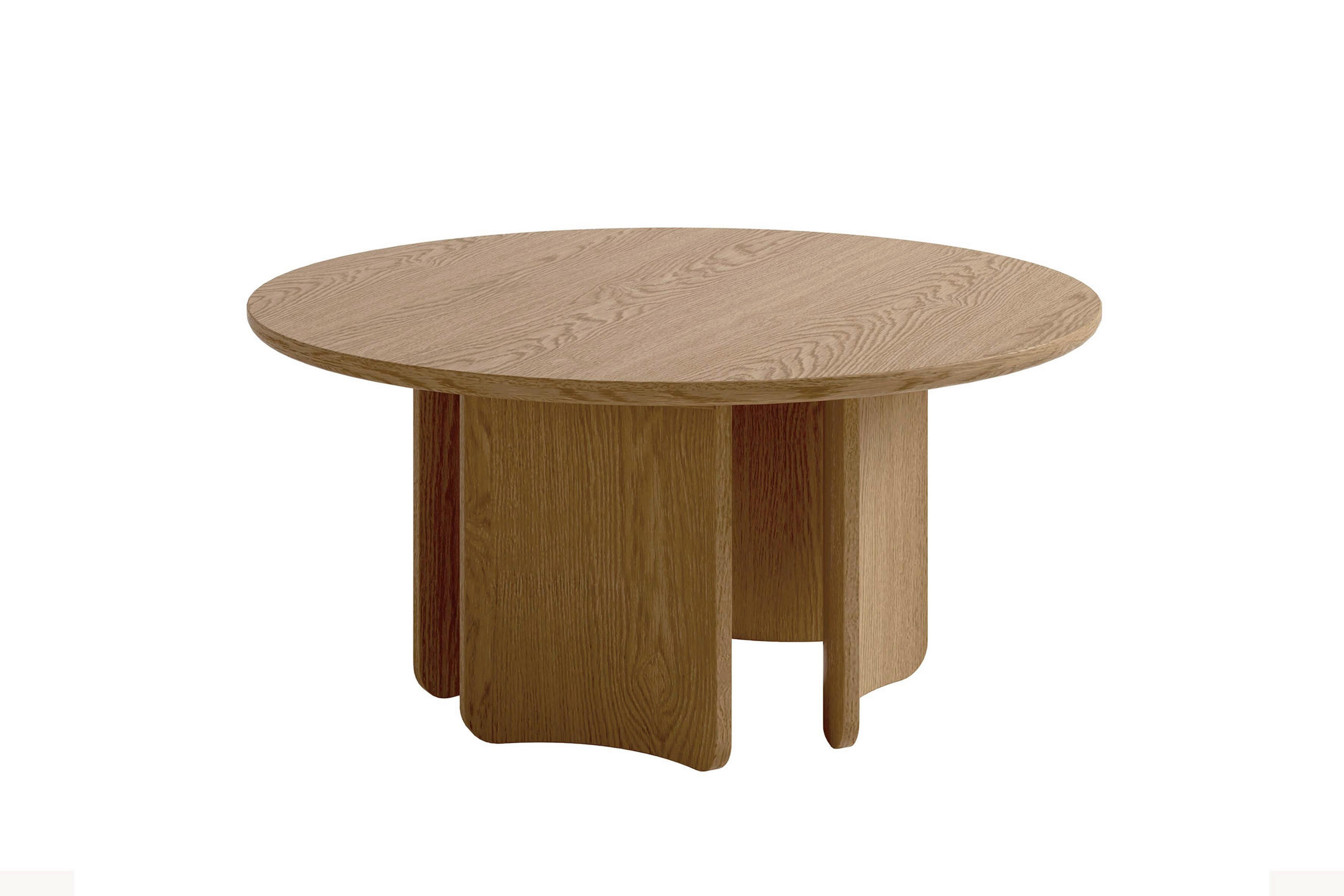 COUCHTISCH 80/80/41 cm Holzwerkstoff einfacher Aufbau, 2 in 1 Gestell  - Eichefarben, Modern, Holzwerkstoff (80/80/41cm) - Schöner Wohnen