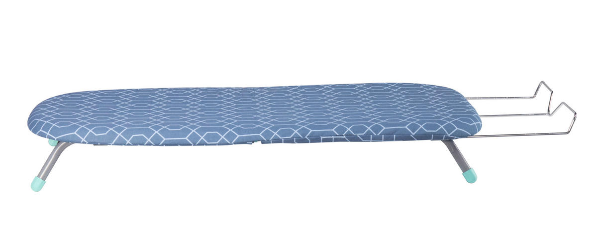 BÜGELBRETT   - Blau, Basics, Textil (31/81,5/12cm) - Homeware