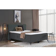 BOXBETT 160/200 cm  in Dunkelgrau  - Dunkelgrau/Schwarz, Design, Holz/Holzwerkstoff (160/200cm) - Xora