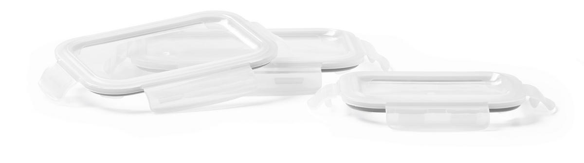 ÉTELTÁROLÓ KÉSZLET   - átlátszó, Basics, műanyag/Üveg (21.5/16/14cm) - Homeware Profession.