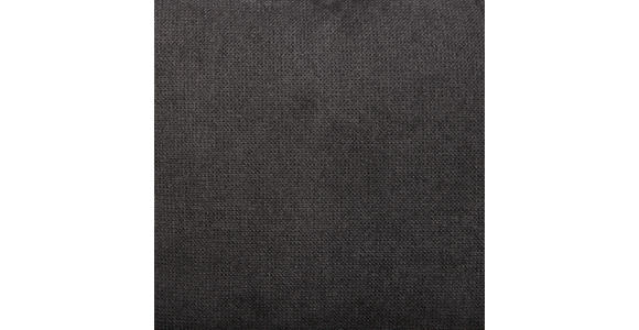 ECKSOFA Schwarz Webstoff  - Chromfarben/Anthrazit, Design, Kunststoff/Textil (276/212cm) - Carryhome