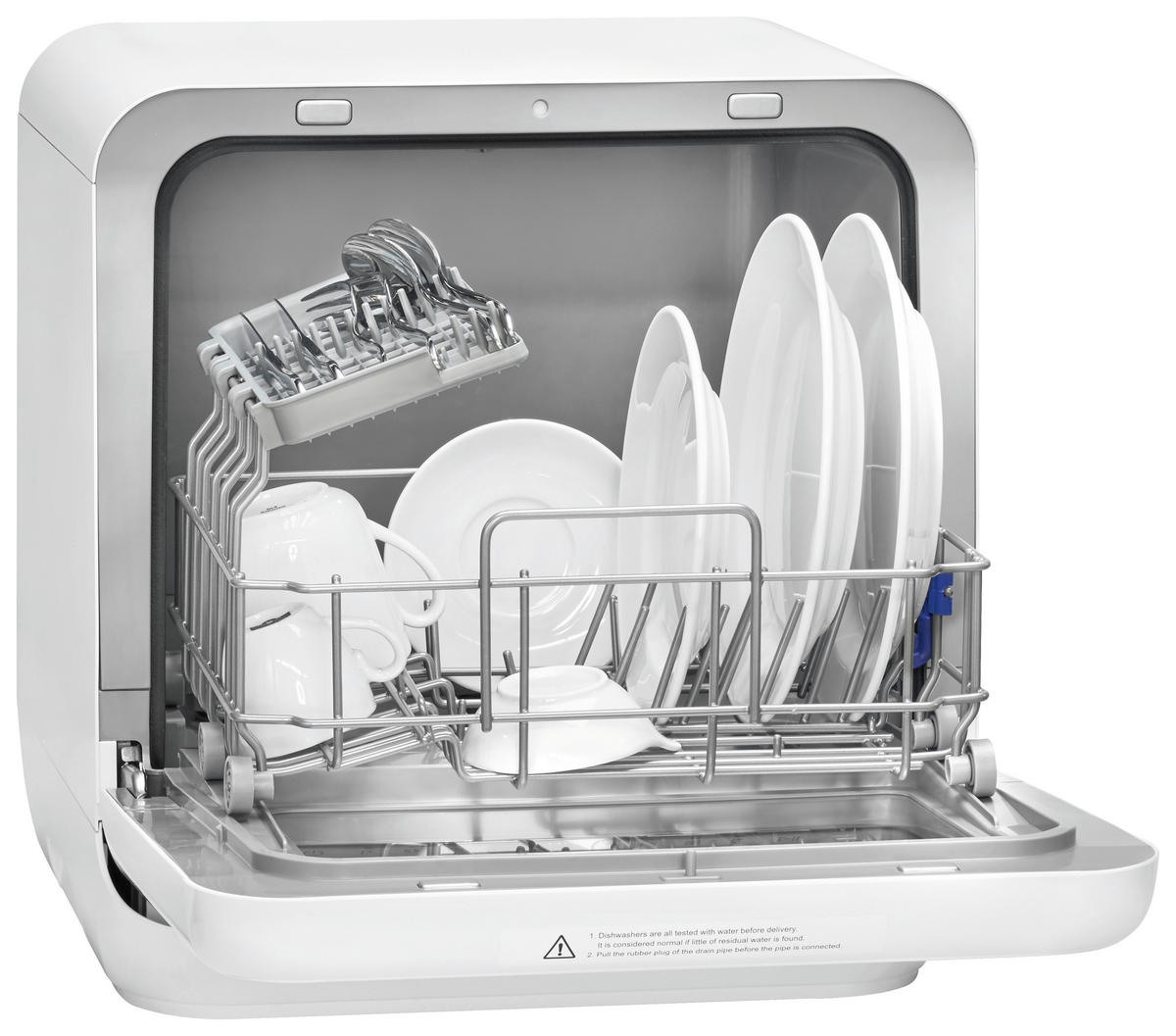 GESCHIRRSPÜLER TSG 5701 WEIß G DISPLAY  - Weiß, Trend, Kunststoff (53,2/55,8/43,5cm) - Bomann
