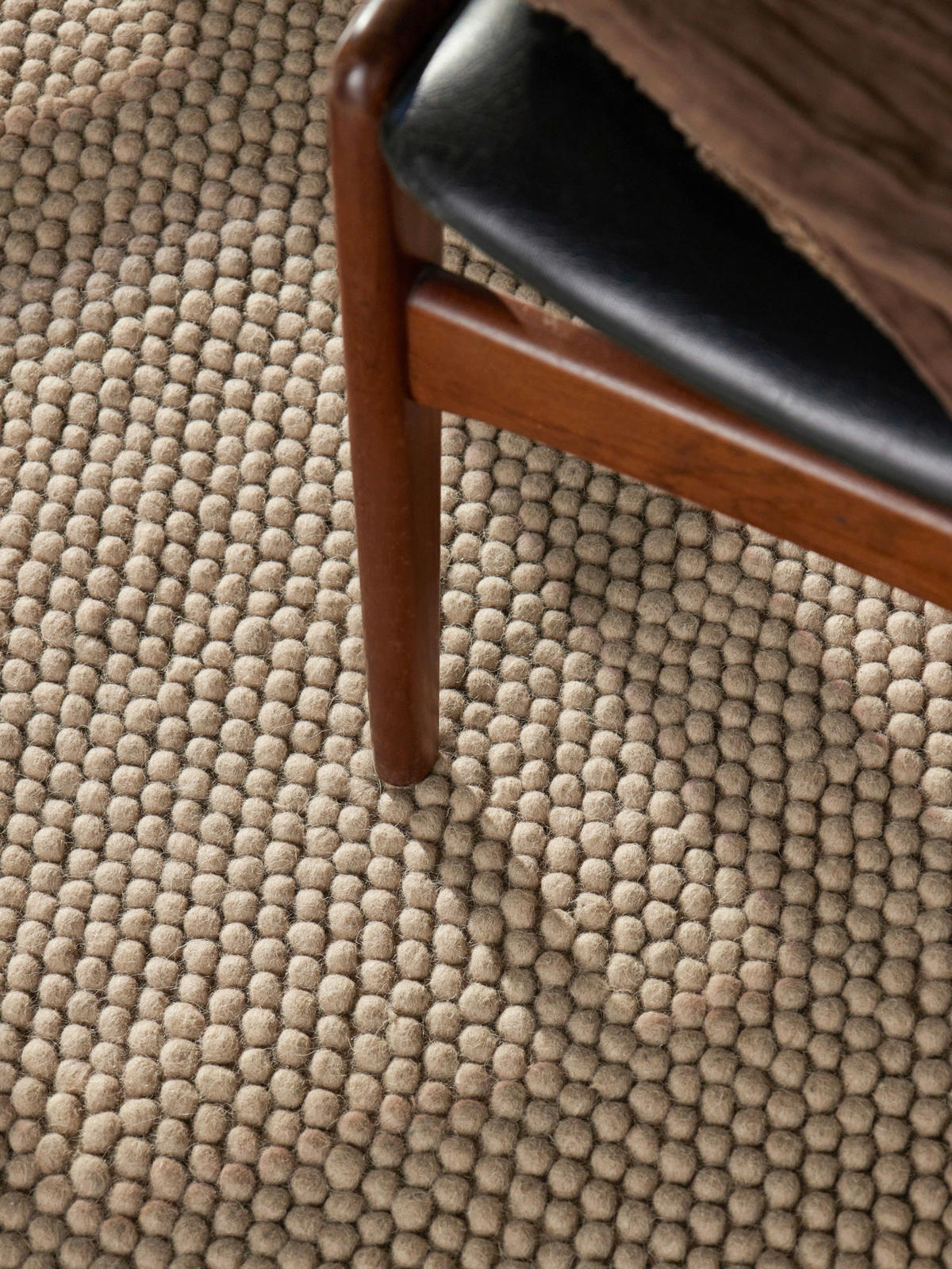 WOLLTEPPICH 200 cm Richmond Beige, Beigebraun rund  - Beige/Beigebraun, KONVENTIONELL, Textil (200cm) - Ted Baker