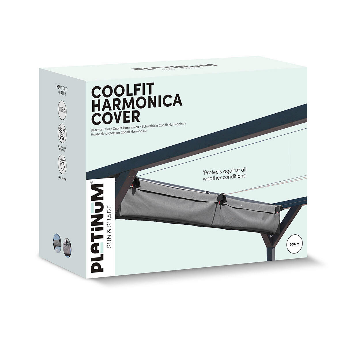 SCHUTZHÜLLE Grau   - Grau, MODERN, Textil (200/1/200cm) - Gardenson