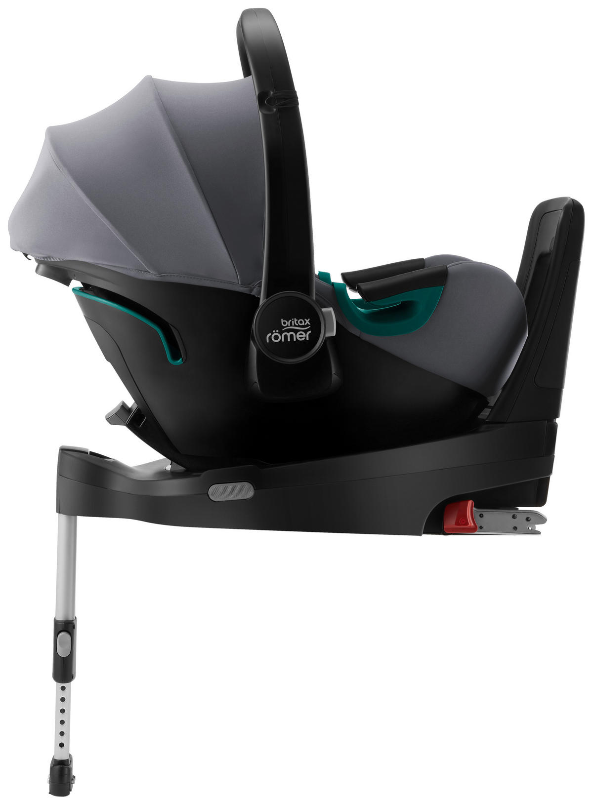 BABYSCHALE Baby-Safe 3 i-size  - Grau, Basics, Kunststoff/Textil (44/58/67cm) - Britax Römer