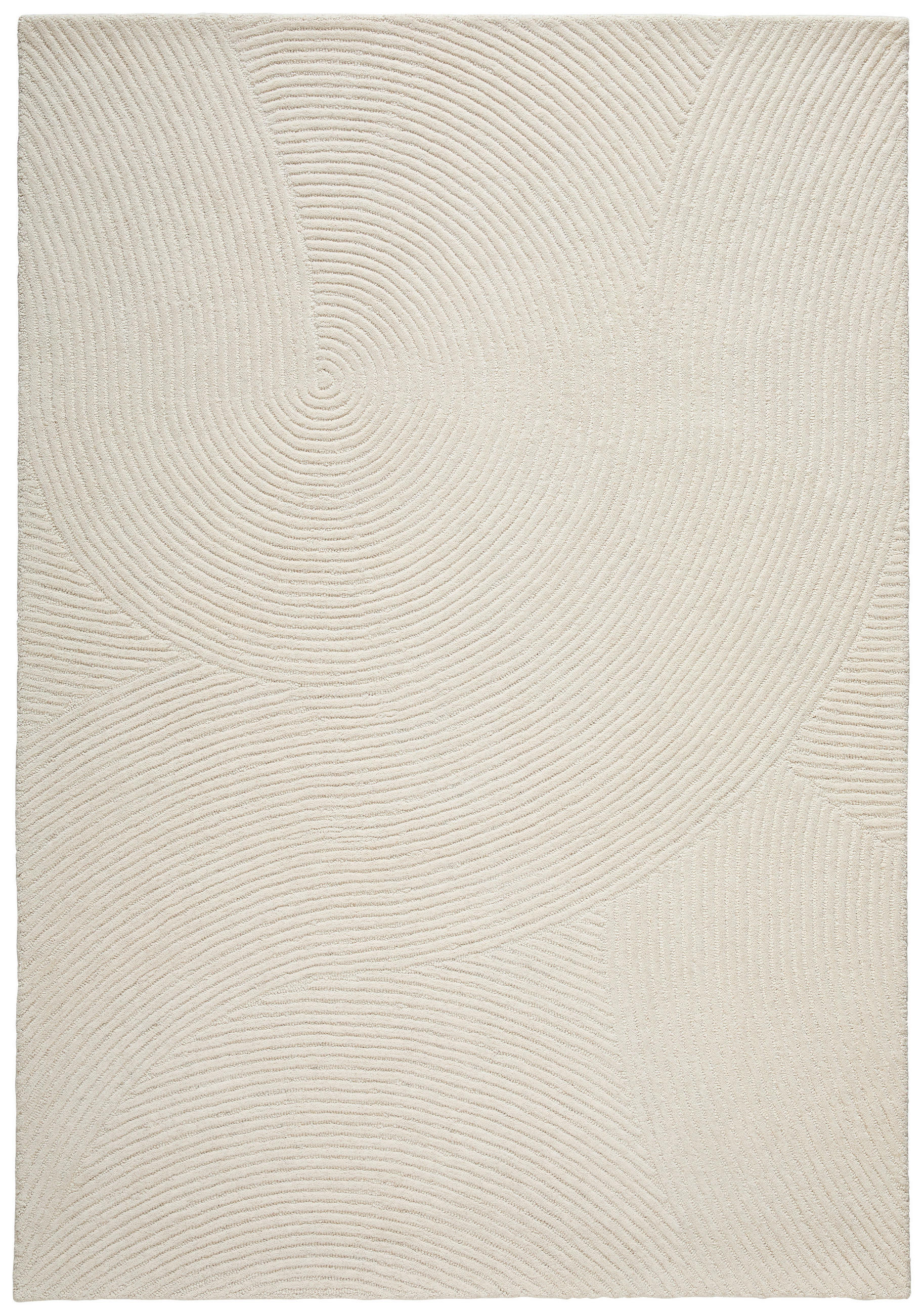 WOLLTEPPICH  Wohnzimmer 200/290 cm Weiß rechteckig  - Weiß, Natur, Textil (200/290cm) - Novel