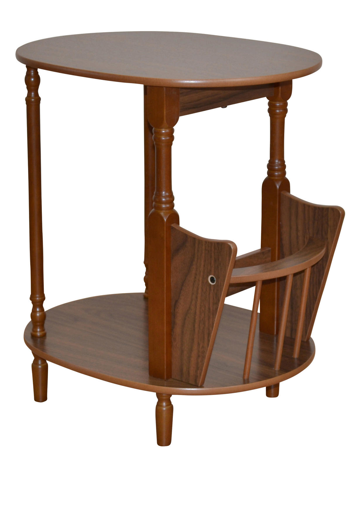 BEISTELLTISCH 38/48/56 cm Pinie massiv Nussbaumfarben  - Nussbaumfarben, KONVENTIONELL, Holz/Holzwerkstoff (38/48/56cm) - MID.YOU