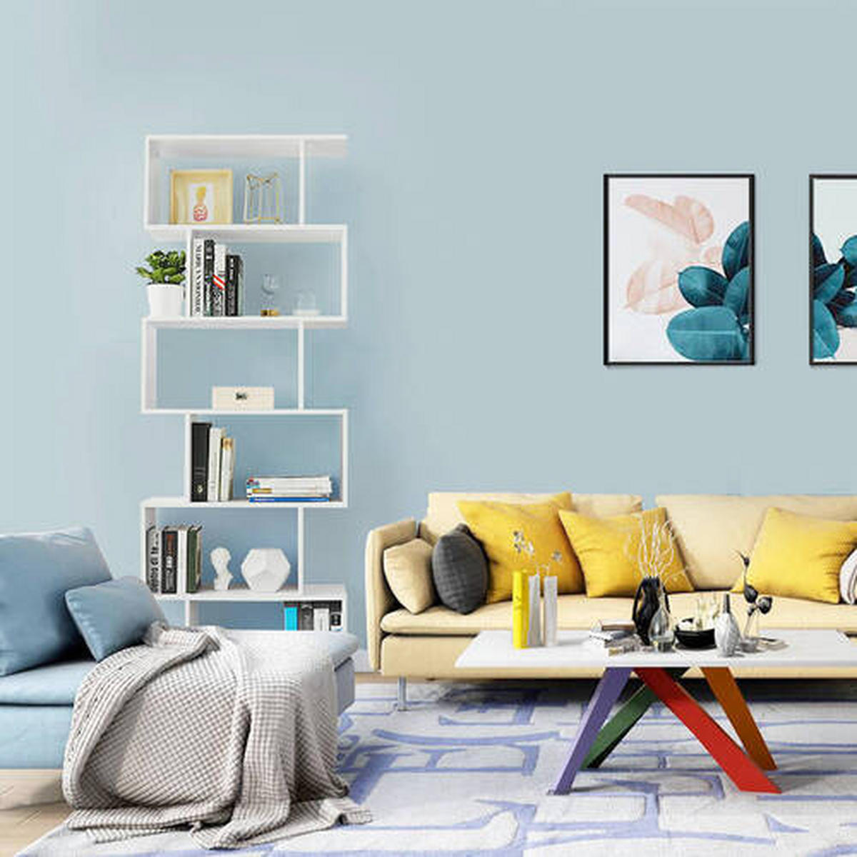 BÜCHERWAND  70/191/24 cm Weiß  - Weiß, Basics, Holzwerkstoff (70/191/24cm) - Boxxx