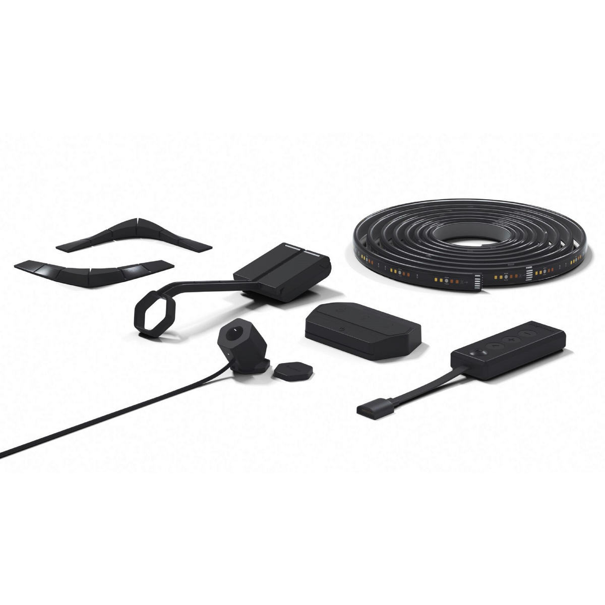 4D MIRROR+LIGHT STRIP KIT 65"  400 cm  - Schwarz, Basics, Kunststoff (400cm) - NANOLEAF