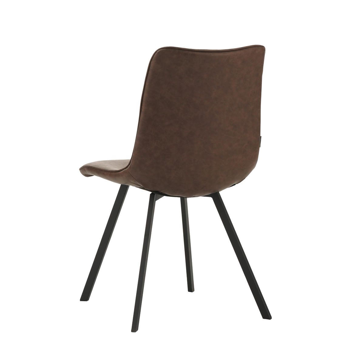 SADA ŽIDLÍ 2 kusy - černá/šedohnědá, Moderní, kov/textil (45,5/89,5/60cm) - MID.YOU