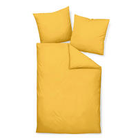 BETTWÄSCHE Giacomo Makosatin 240/220 cm  - Bernsteinfarben, Basics, Textil (240/220cm) - Janine